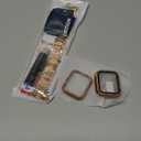 Mesime Compatible for Apple Watch Band with Screen Protector Case, Jewelry Replacement Bands 46mm 45mm 44mm 42mm 41mm 40 mm 38mm 2 Pack Protective Cover for iWatch Series 11/10/9/8/7/6/5/4/3/2/1/SE Women