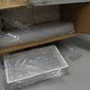 SEE SPRING Shoe Storage Boxes, Clear Plastic Stackable Shoe Organizer for Closet, Shoe Rack & Holder Sneaker Container, 12 Pack Clear