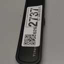 Travel Utensils with Case, 4-Piece Stainless Steel Portable Cutlery Set, Reinforced Case with Buckle Design, Lunch Box for Camping Work School, Include Fork Spoon Knife, Dishwasher Safe, Black