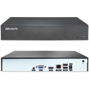 4K NVR 36CH (1080p/3MP/4MP/5MP/8MP) Network Video Recorder Supports up to 36 x 8MP/4K Security IP Cameras,36 Channel Surveillance Recorders with AI Motion Detection (Hard Drive Not Included)