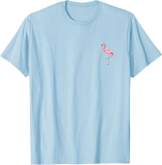 Flamingo Pocket Shirt Pink Flamingo Logo T-Shirt, S