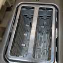 Toaster 2 Slice with Touchscreen, 1.5" Wide Slots & Memory Recall | 900W Stainless Steel Smart Digital Toasters | 6 Shade Settings for Bagels & Thick Bread | Defrost Reheat Single-Slice Mode