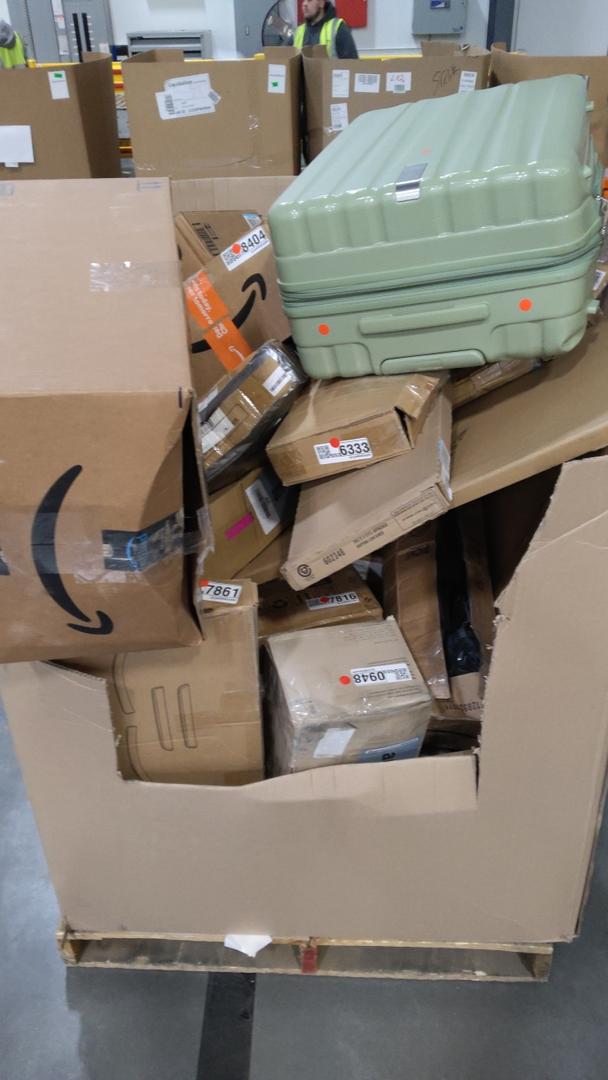 pallet of salvage items