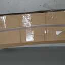 Frameless Shower Door Bottom Seal Shower Sweep with Drip Rail for 1/4" Glass,36" Long, Vinyl, Clear
