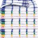 Boao 12 Pieces Kitchen Dish Cloths Kitchen Dish Towels Washable Cleaning Cloth for Washing Dishes Wipe Glass Home Kitchen Household Supplies, 12 x 12 Inch?4 Colors