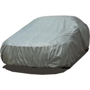 SEASONGUARD 
All Weather Waterproof Car Cover, 7-Layer Non-Woven Cotton Car Covers for Automobiles Car Snow Cover, Full Exterior Covers, Winter Rain Sun Sedan, Grey, Size Sedan C6 206”-228”