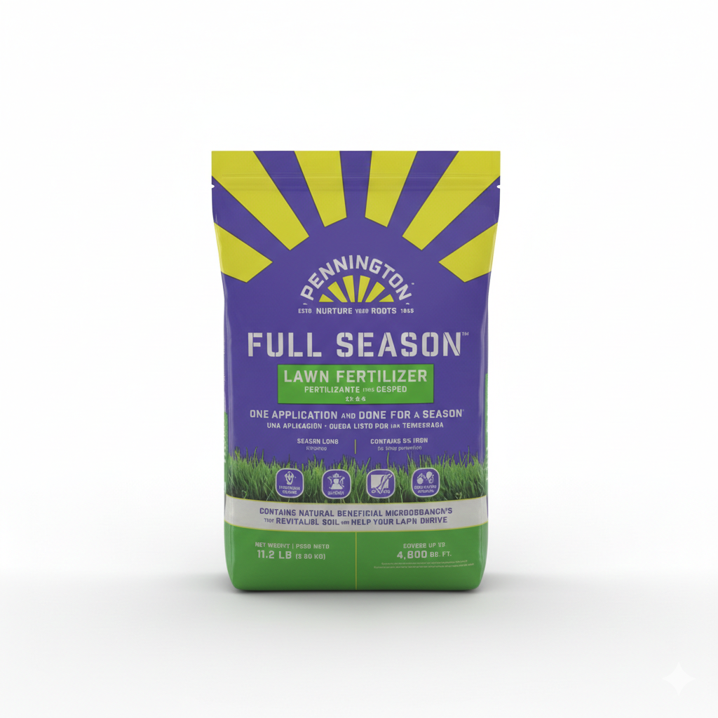 Pennington Full Season Lawn Fertilizer 32-0-5 4M 11.2lb, Exp Sep 25, 2025