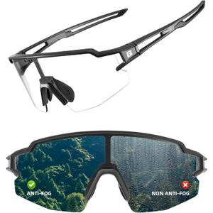 ROCKBROS Photochromic Sports Sunglasses for Men Women Cycling UV Protection