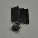 goldenwarm 3 Pack 4'' Black Ball Bearing Door Hinges  Heavy Duty Stainless Steel Hinges for Interior & Exterior Doors, 1/4'' Radius Corners