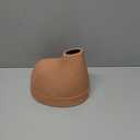 7.9 inch Porcelain Vase, Ceramic, Light Brown