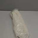 Mesh Tube Ribbon 25 Yards, 8mm Elastic Fabric Ribbons Mesh Tubing for Crafts/Gift Wrapping/Flower Bouquets/Wedding/Birthday/Holiday/Wreaths Christmas/Decoration[Natural White]