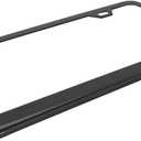 GG Grand General 60438 Black Semi-Gloss Powder Coated License Plate Frame with 2 Holes