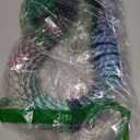 35.5-inch Oversized 3D Printed Snake Model with Movable Teeth and Flexible Joints, Reptile Animal Figurine, Stress Relief, Surprising and Magical Gift (35.5in Red Blue Yellow)