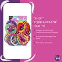 Goody Kids Ouchless Hair Elastics No Pull, No Breakage, Tangle-Free Hold for Fine Hair 60 Count, Assorted Colors, Long-Lasting Ponytail Holders for Girls & Boys