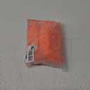 Lilosy High Waisted Tummy Control Ribbed Bikini Crop Top Brazilian Swimsuit Set 2 Piece (Large, Bright Orange)