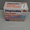 1ML Syringe, Lab Supplies Syringes 31G 1/4 Inch, Individually Wrapped, Pack of 100