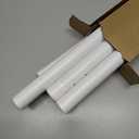 Closet Rods for Hanging Clothes, 17 to 84 Inch Heavy Duty Stepless Adjustable Closet Hanging Rod, 1.3 Inch Diameter Metal Closet Rod for Wardrobes Laundry Bedroom RV, White