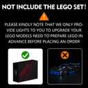 BRICKSHINING LED Lighting Compatible with Lego Porsche GT4 e-Performance Race Car 42176, Light Kit Compatible with Lego 42176, Giving Light to Model, NOT Included The Model Set(18 Key RC Version)