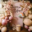 Baby in Bloom Sign, Brown Felt Letter Baby Shower Sign Baby in Bloom Party Decor Backdrop for Boy or Girl Baby Shower Gender Reveal 1st Birthday - Brown