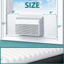 Daisypower Window Air Conditioner Foam Insulating Panels Kits,17 Inch x 9 Inch x 7/8 Inch AC Units Insulation Side Panels, White