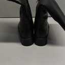 DREAM PAIRS Womens Knee High Boots Square Toe Platform Chunky Block Heel Banana Campus Boots for Women Comfortable Low Heel Side Zipper Womens Riding Tall Boots (7.5, Black)