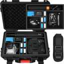 YETEETH Case Organizer for GoPro Hero 12, Waterproof Hard Shell Travel Storage Carrying Case for Gopro Hero 12/11/10/9/8/Media Mod/Volta/Creator Edition/Action Camera and Other Accessories, YE-GO1