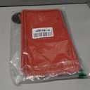 QiqaMole 2 Pack Silicone License Plate Frame, Front Back License Plate Cover, License Plate Bracket Holder Rust-Proof, Rattle-Proof, Weather-Proof for US CA Standard Car & 2Pcs Water Coaster (Red)