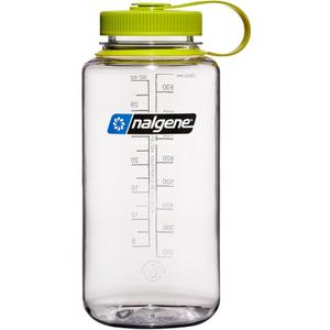 Nalgene 32 oz Wide Mouth Water Bottle | BPA-Free, Durable & Leak Proof, Lightweight Bottle for Hiking & Gym, Work & Travel (Clear)