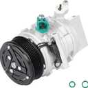 Air Conditioner A/C Compressor with Clutch for Nissan March 1.6 2012-2019, Micra 1.6 2015-2019, Note 1.6 2014-2019, Tiida 1.6/1.8 2016-2018, Versa 1.6 2012-2019, Versa Note 1.6 2014-2019