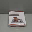 Pet Heating Pad for Cats & Dogs Indoor Outdoor, Warming Cat Heating Pad with Chew Resistant Cord, Adjustable Temperature & Time, Heated Cat Bed Mat Waterproof for Cats Small Dogs, 17.7''  17.7'' (Coffee)