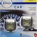 Febreze Car Air Fresheners, New Car Scent, Odor Eliminator for Strong Odors Car Vent Clips (2 Count) (0.13 Fl Oz (Pack of 1))