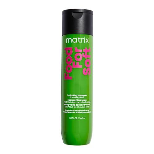MATRIX Food For Soft Shampoo For Dry and Brittle Hair - Moisturizes and Hydrates, Softens and Smooths, With Avocado Oil & Hyaluronic Acid, Vegan