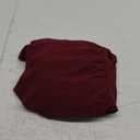 Amoretu Womens Tunic Dress Long Sleeve V Neck Casual Loose Flowy Swing Shift Dresses (Small, Burgundy)