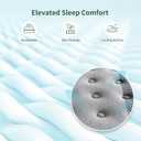 Twin Size Mattress, 12 Inch Hybrid Mattress in a Box, Memory Foam Mattress with Pocket Spring for Pressure Relief, Ergonomic Support & Motion Isolation, Medium Firm, 99x190x30cm