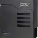 Jssmst Locking Mailbox Wall Mount- Waterproof mailboxes with Secure Key Lock and Newspaper Compartment, Key Lock Drop Box Extra Large Capacity, 12.9 x 4.1 x 14.2 Inch, SM-HPB938 Black New