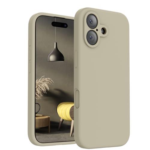 FireNova Magnetic for iPhone 17 Case, Compatible with MagSafe, [Integrated Silicone Camera Control Button] [Camera Protection] Anti-Scratch Microfiber Lining Phone Case, 6.3", Khaki