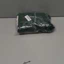 Dark Green Boho Shower Curtain with Tassel Woven Fabric Shower Curtain 72 x 72 Modern Farmhouse Textured Tufted Chevron Striped Minimalist Shower Curtains for Bathroom