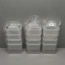 Mueller Airtight Storage Food Container Set with Lids – 12-Piece, Kitchen & Pantry Organization and Storage, Dishwasher, Freezer and Microwave Safe – 12 Labels, 4 Measuring Cups and Marker, White