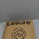 Lesure Cat Tunnel Bed for Indoor Cats - Cute Cat Donut Tunnel Toys for Small Large Cats with Washable Circle Cushion, Round Pet Peekaboo Cave Toy for Kitten/Puppy/Rabbit, Standard Brown Checks