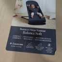 BabyBjrn Bouncer Balance Soft, Dark Gray, Woven/Jersey, Tri-Fabric | 2-in-1 Adjustable Baby Bouncer Seat and Toddler Chair, Newborn to Toddler (8-29 lbs), 4 Positions, Lightweight & Portable