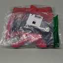 Geyoga 3 Pairs Kids Fleece Gloves Youth Winter Warm Glove Full Finger Toddler Mittens for Boys Girls Outdoor (X-Small (2-4 Years), Rose Red, Black, Red)