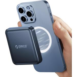 ORICO 1 TB Magnetic External SSD, 4K ProRes HDR Record and Store, USB3.1 Gen2(1000MB/s), USB3.2 Gen2*2(2000MB/s), Portable Solid State Drive, Compatible with USB-C Smartphone, Computer - A20PLUS (Navy)
