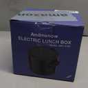 Portable Electric Lunch Box,Food Warmer Cooker,12/24/110V Heated Lunch Box for Car/Truck/Office- Ideal for Men & Women Gifts,100W Mini Portable Food Warmer Heater,Warming Soup & Meal,Smart Keep Warm (Pink)