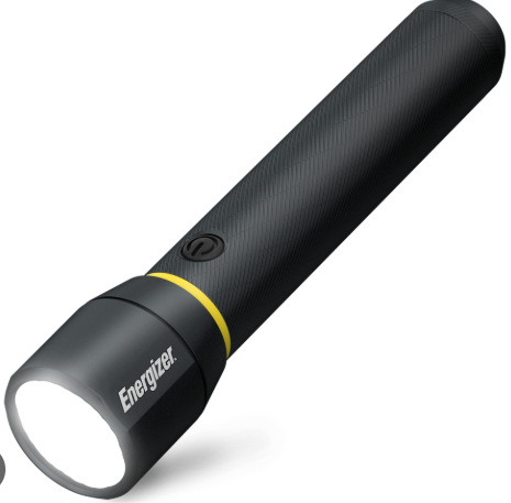 Energizer LED Flashlight Vision PRO, Ultra Bright 1000+ Lumens, IPX4 Water Resistant, Aircraft-Grade Aluminum LED Light, Rugged Metal Flash Light for Outdoors, Emergency Power Outage, Black