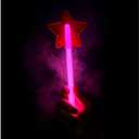 4 Pcs Glow Stick Wand Lights, Pink