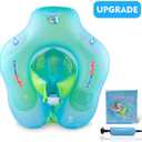 Baby Swimming Float Kids Inflatable Swim Ring with Safety Support Bottom Swimming Pool Accessories for 3-36 Months