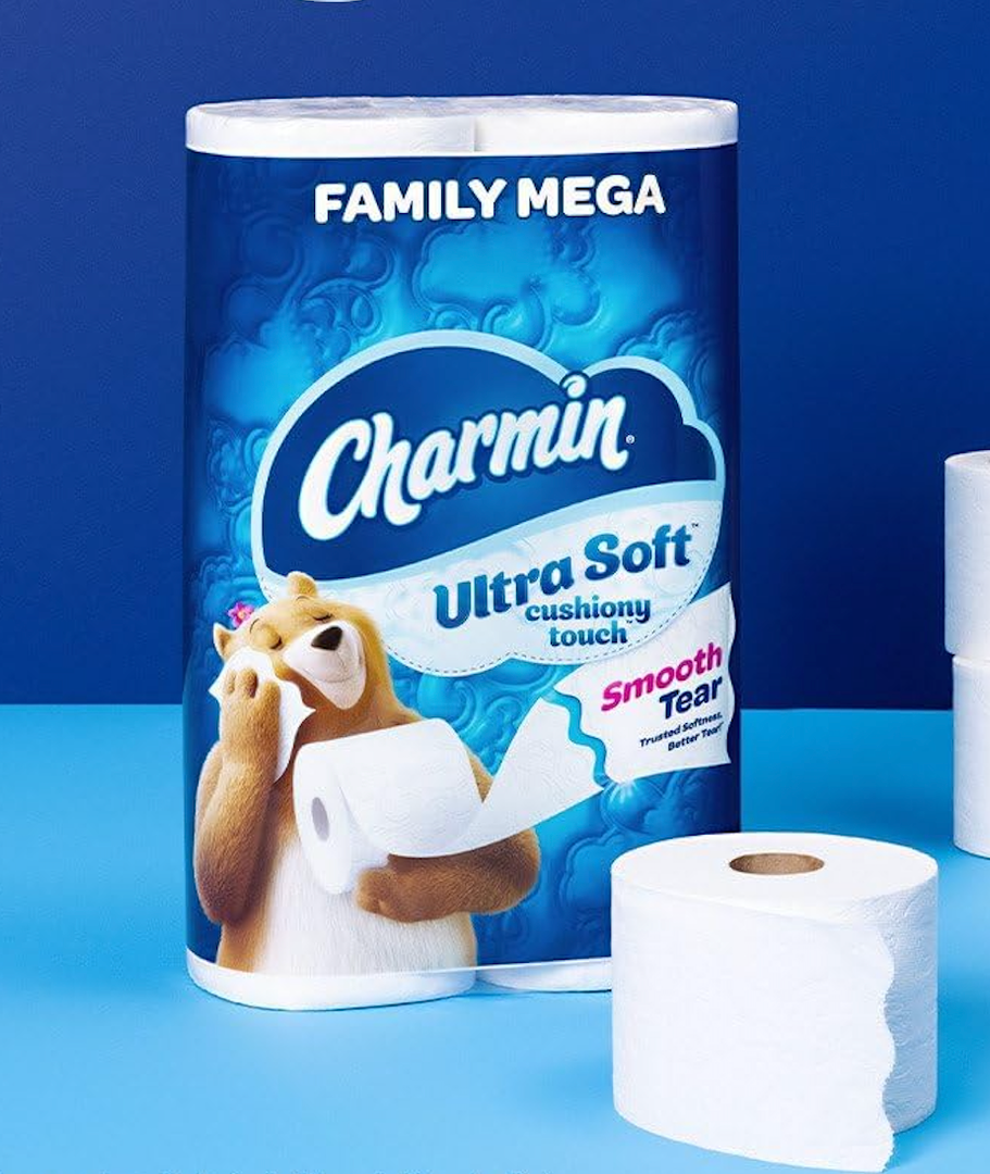 Charmin Ultra Soft Toilet Paper, 8 Super Mega Rolls = 41 Regular Rolls