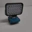 Cordless LED Work Light for Makita 14.4V/18V LXT Battery, Portable Flashlight Jobsite Light Spotlight Tool for Makita BL1850, Lamp Flood Light for Repairing/Outdoor Camping/Garages/Emergency(No Battery) (Blue)