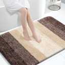 OLANLY Bathroom Rugs Mat 44x32, Extra Soft Absorbent Microfiber Bath Rugs, Rubber Backing, Quick Dry, Machine Washable Bath Mats for Bathroom Floor, Tub and Shower, Home Decor Accessories