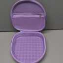 Case for Apple Airpods Max Headphones, Travel Portable Headphone Hard Case Cover Bag, Mesh Pouch with Zipper for Charger and Accessories (Purple)